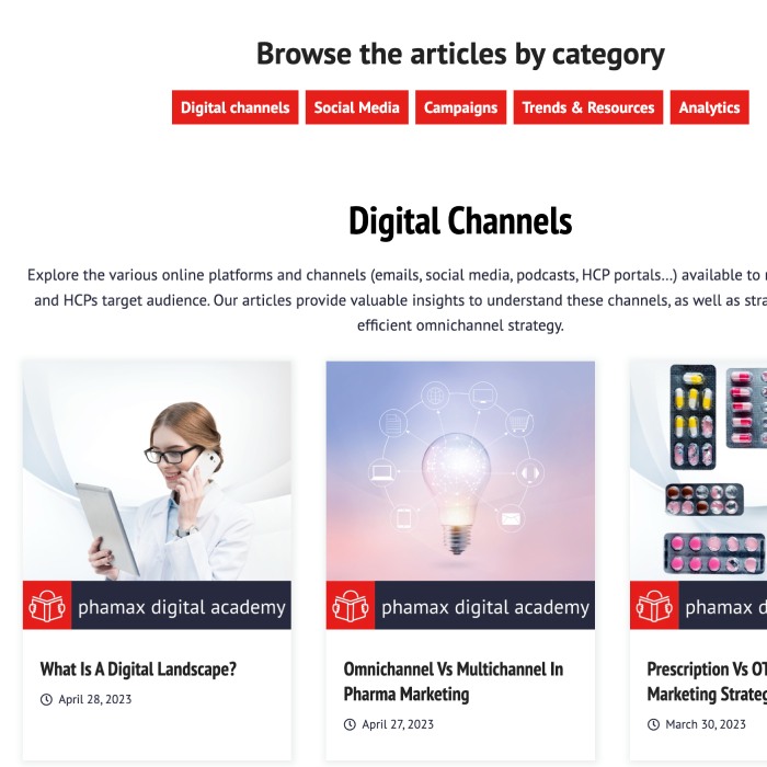 screenshot expert insights articles and filters