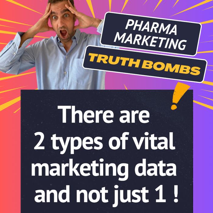 Cover of document about the 2 types of marketing data