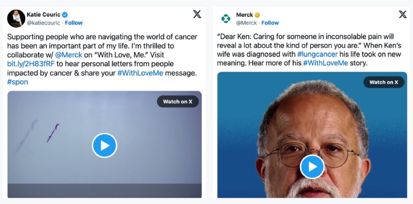 Tweets about Merck With Love, Me campaign